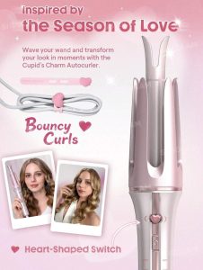 دستگاه کرلی صورتی شیگلم مدل Cupid’s Charm